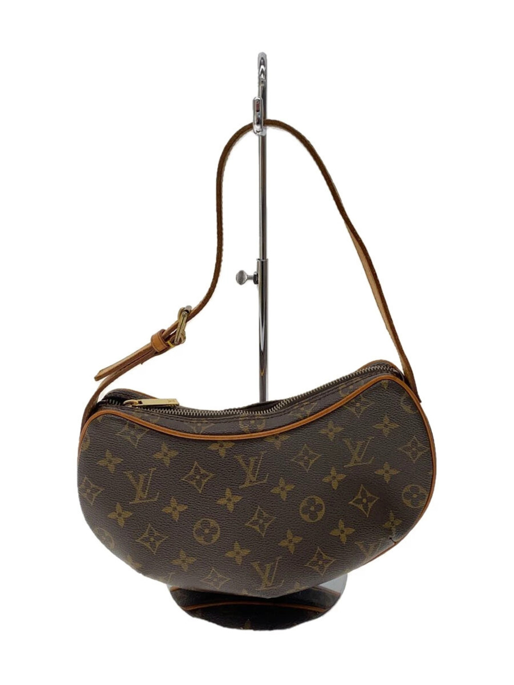LOUIS VUITTON Pochette Croissant Monogram Canvas Brown